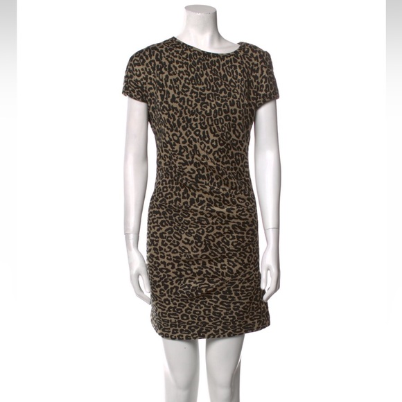 Sea New York Leopard Sheath Mini Dress - Picture 1 of 5
